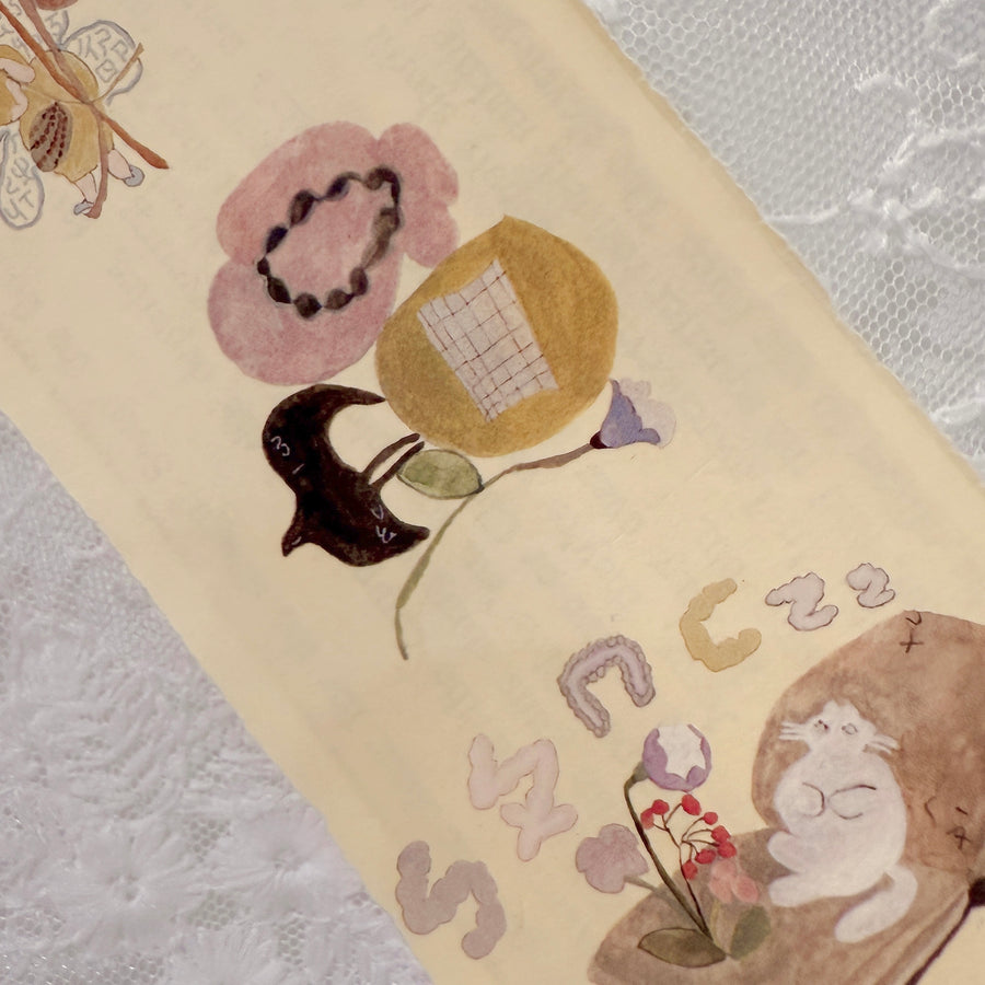 Misshoegg Phonetic Garden print on stickers (2/sheet)
