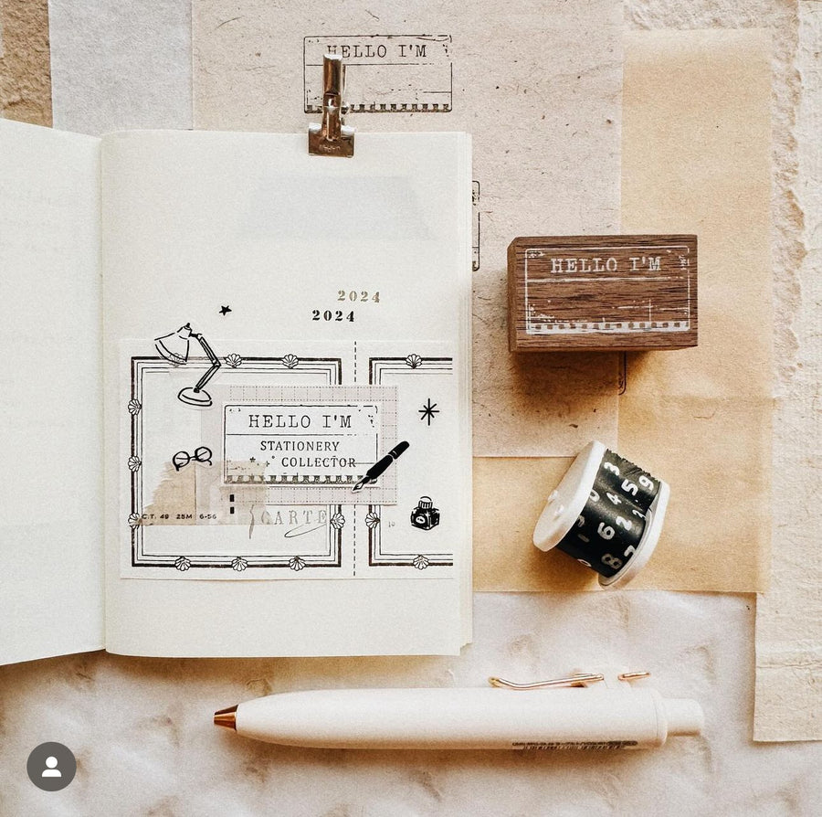 Penspapersplanner rubber Stamps - Series 7