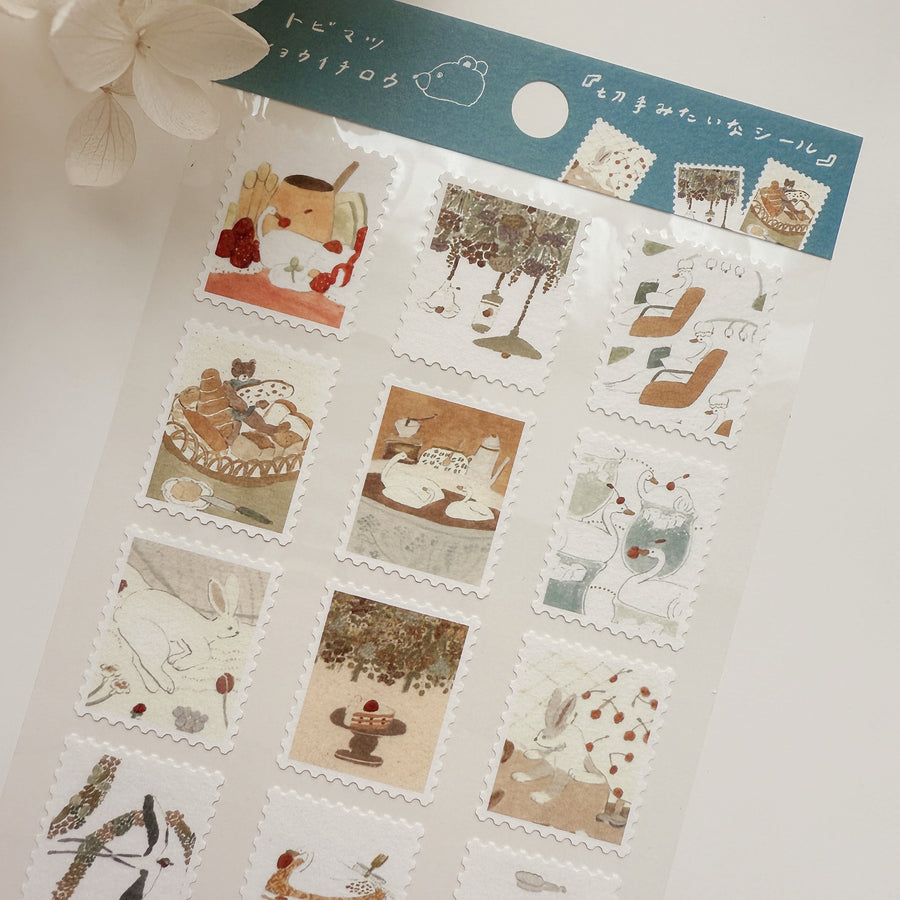 Shoichiro Tobimatsu Postage Stamp sticker