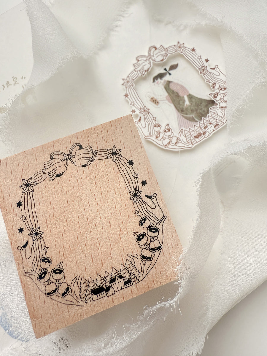 Ivysnow rubber stamp - Swan Theater