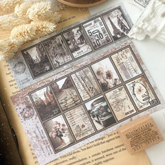Journal Pages postal stamp stickers