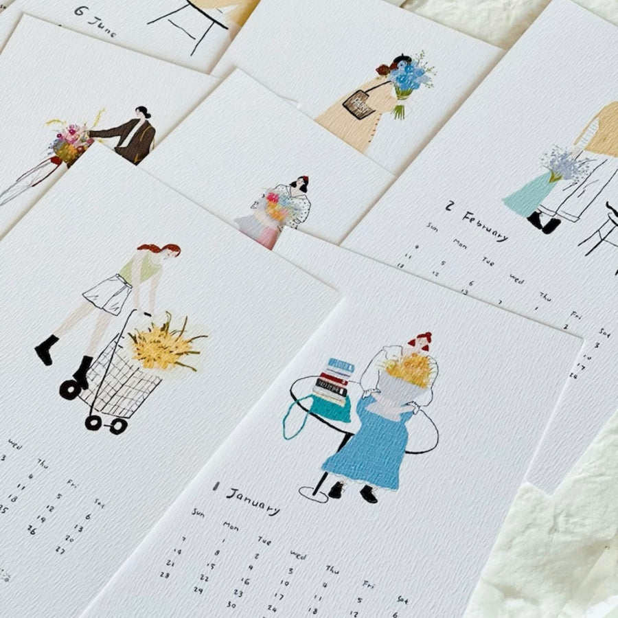 Fairy desk calendar 2024