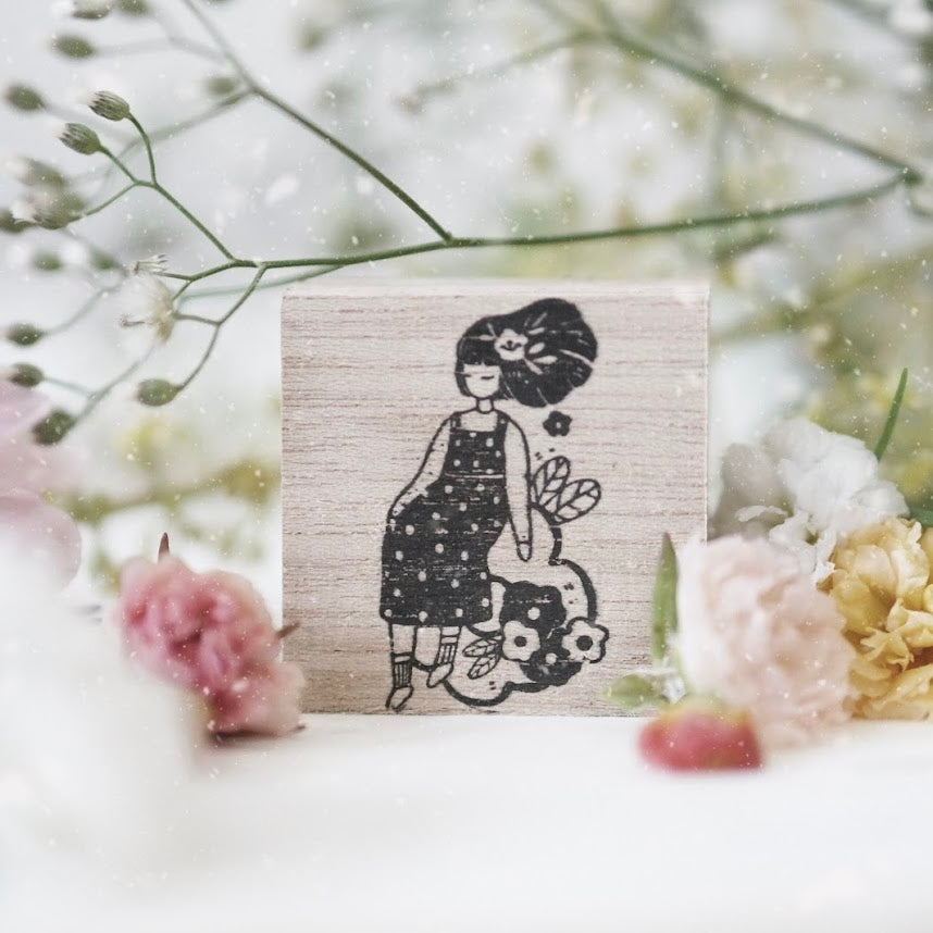 Black Milk Project Birds II series Rubber Stamp - Miss Bella