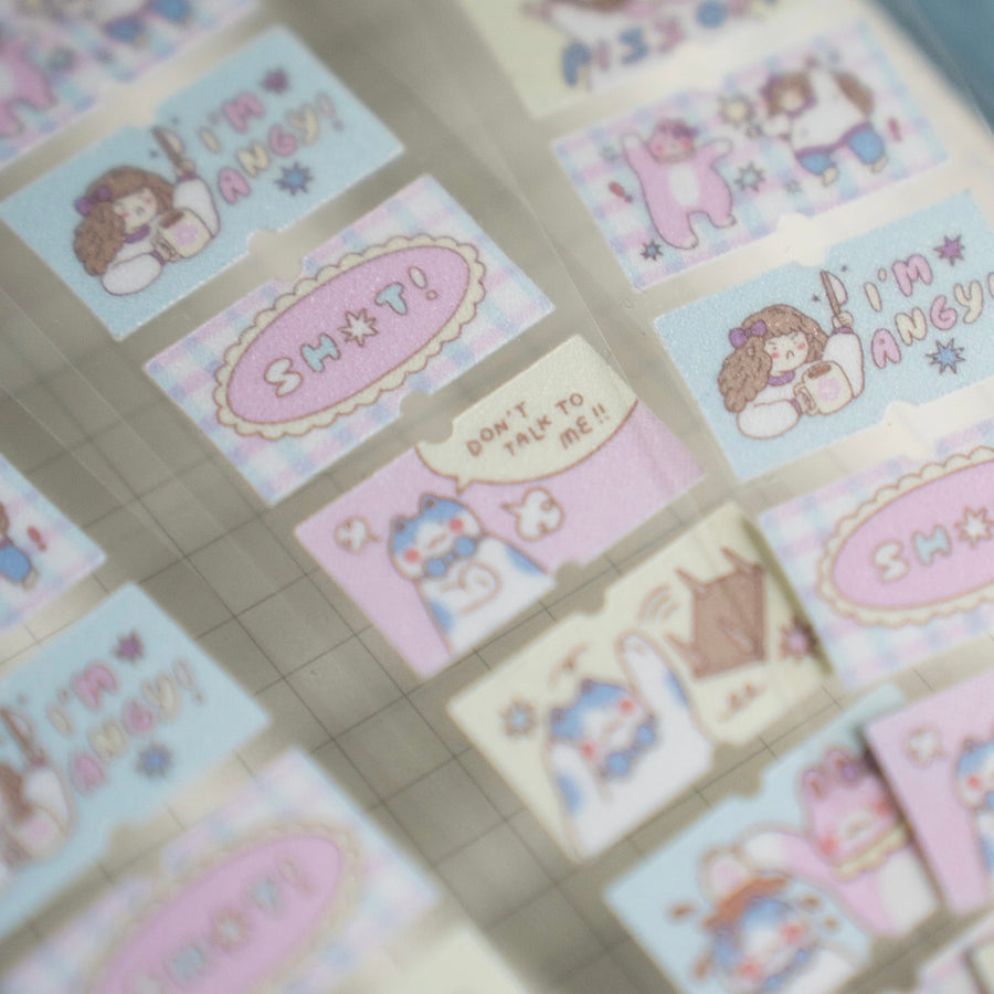 Shō Littlehappiness label sticker - Angry Besties