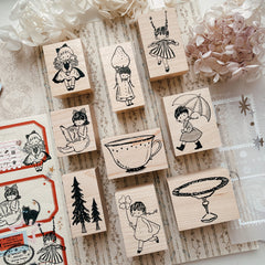 Molinta Rubber Stamps -  Little Whimsical Tales
