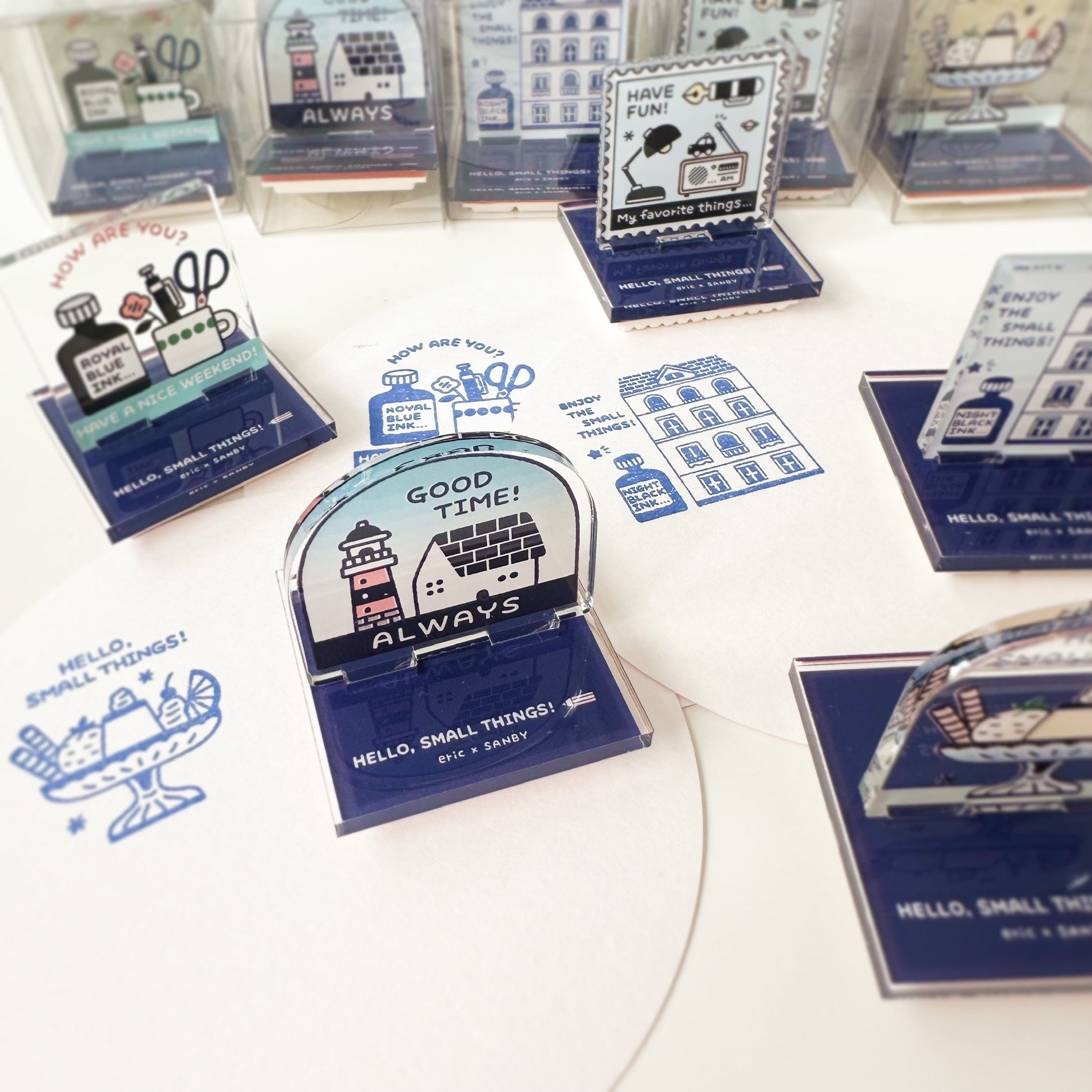 Eric small things acrylic stand rubber stamp – journalpages