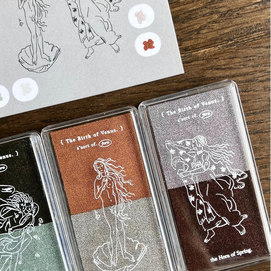 somesortoffern mini two-colour ink pad - 𝐓𝐡𝐞 𝐁𝐢𝐫𝐭𝐡 𝐎𝐟 𝐕𝐞𝐧𝐮𝐬