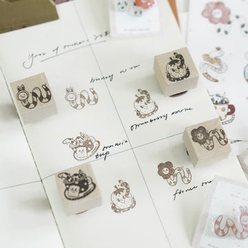 Black Milk Project mini snake series Rubber Stamps