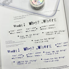Christian what where why washi tape