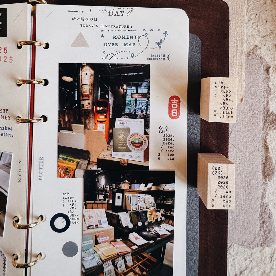 Penspapersplanner rubber Stamps - travel series