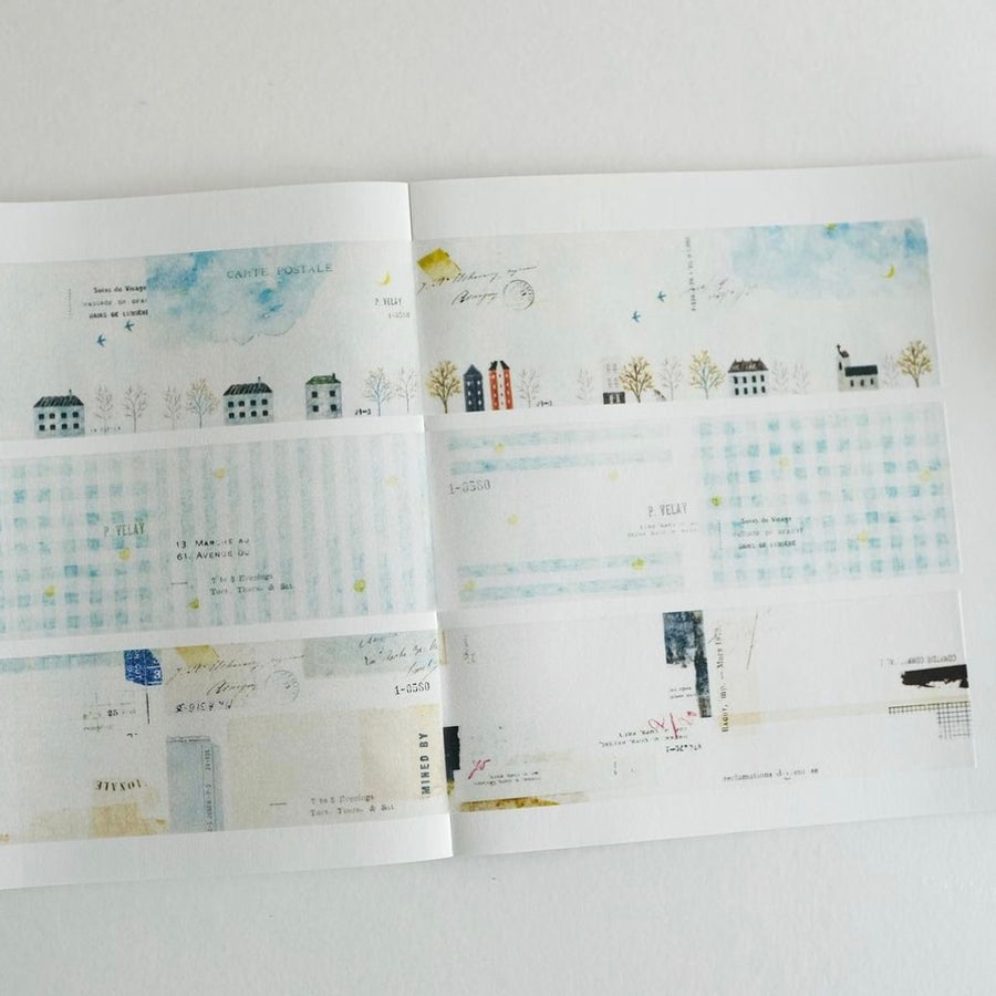 YOHAKUヨハク Collage Washi Tape - R005 — R007.