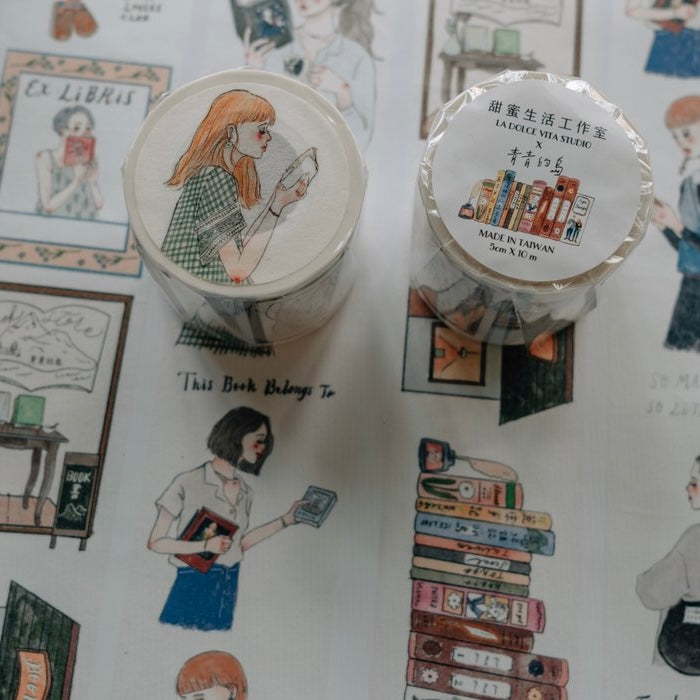 LDV Life in a bookstore washi tape