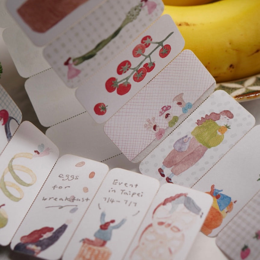 Ivysnow pet tape - Farmer’s market memo sticker roll