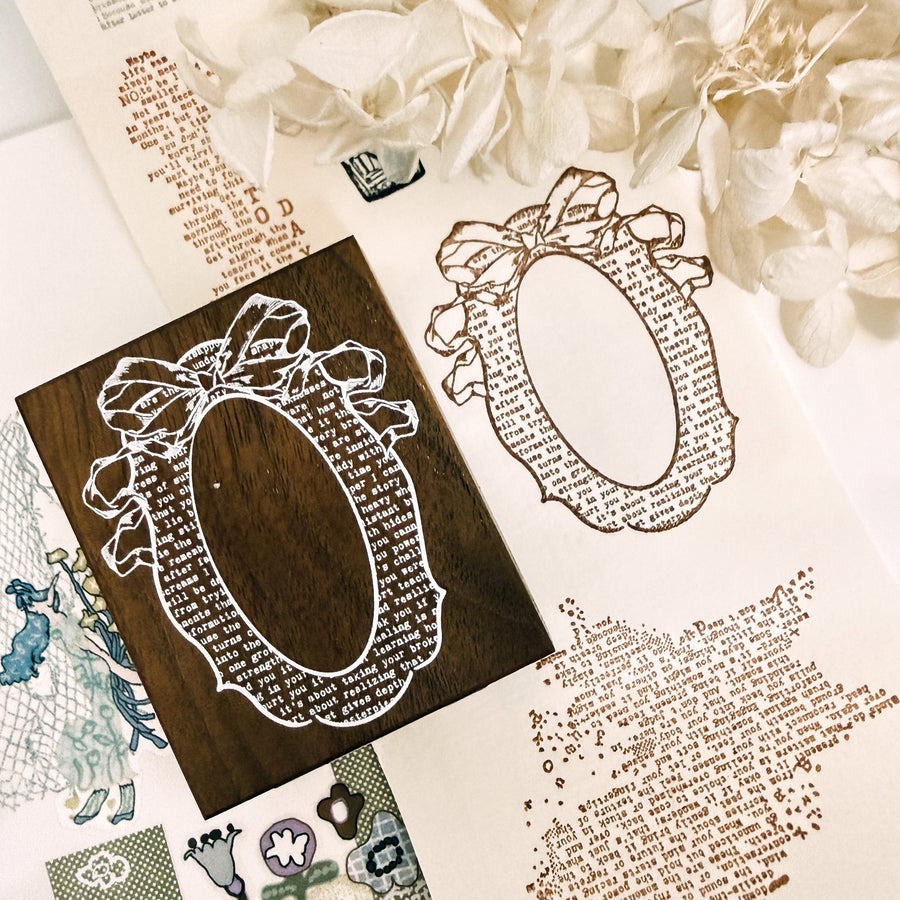 Journal pages rubber stamps - whispered layer