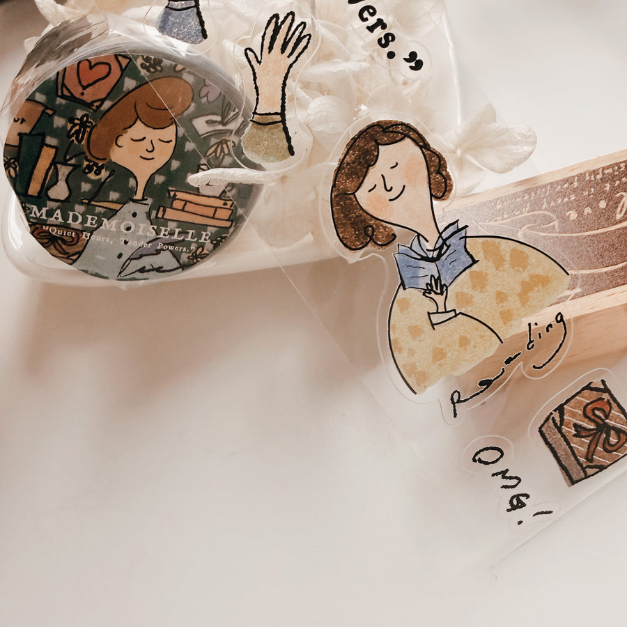 A kind of café 什物 Mademoiselle Kissing-Cut PET