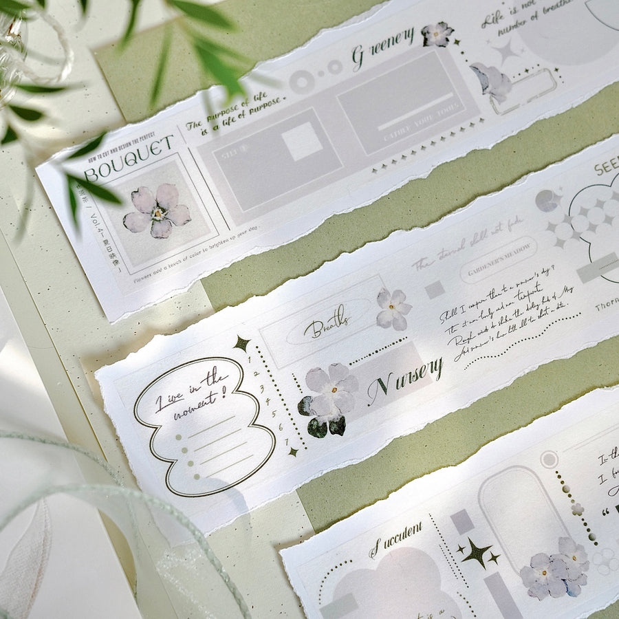 Freckles Tea Vol. 4 Summer Memory washi tape & pet tape