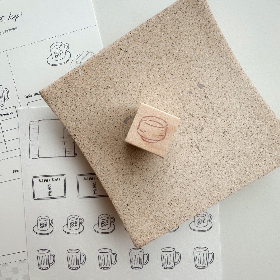 wenyea's illustration rubber stamps - It’s Matcha