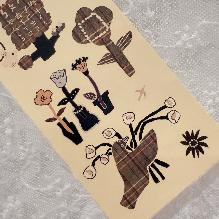 Misshoegg Days in Coffee print on stickers (2/sheet)