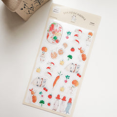 Furukawashiko Tocorocomugi clear sticker sheet - picnic