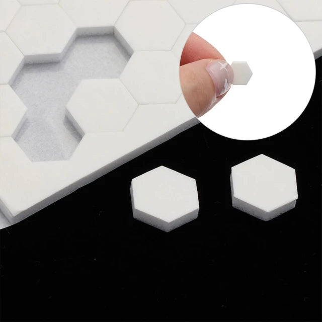 Hexagon strong thickened form double sided adhesive tape