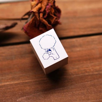 Ivysnow rubber stamp set - Hey!