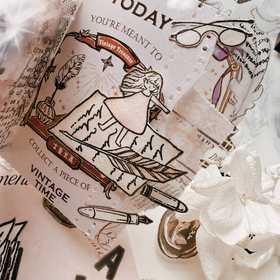 Stationerylovermarket x Shō Littlehappiness Rubber Stamp - The Scriptorium Tales(Limited Edition)