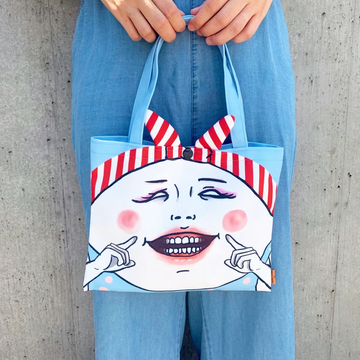 Shock MAMA Women Tote Bag - Smiling Egg Baby