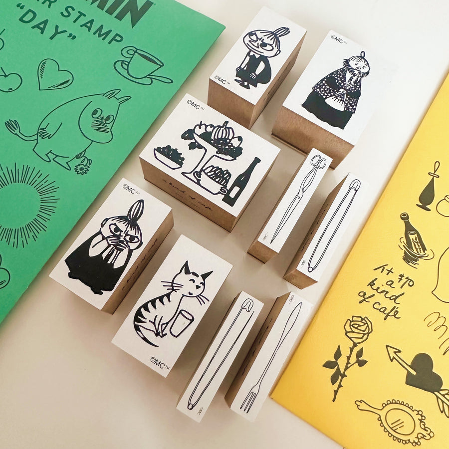 A kind of café 什物 x moomin rubber stamps(Limited edition)