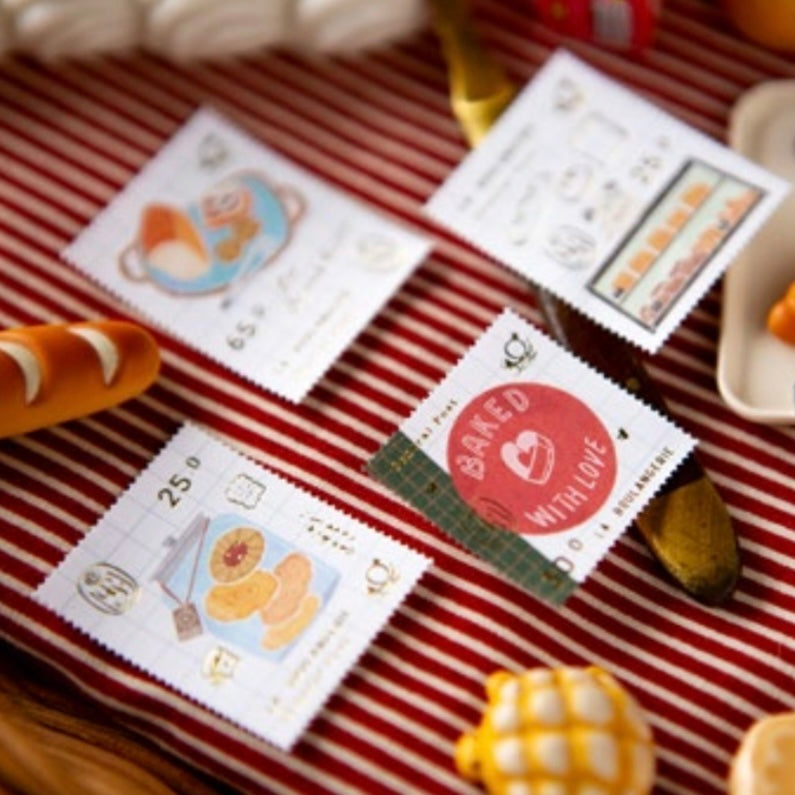 (Pre - order)OURS bakery cheers stamp sticker