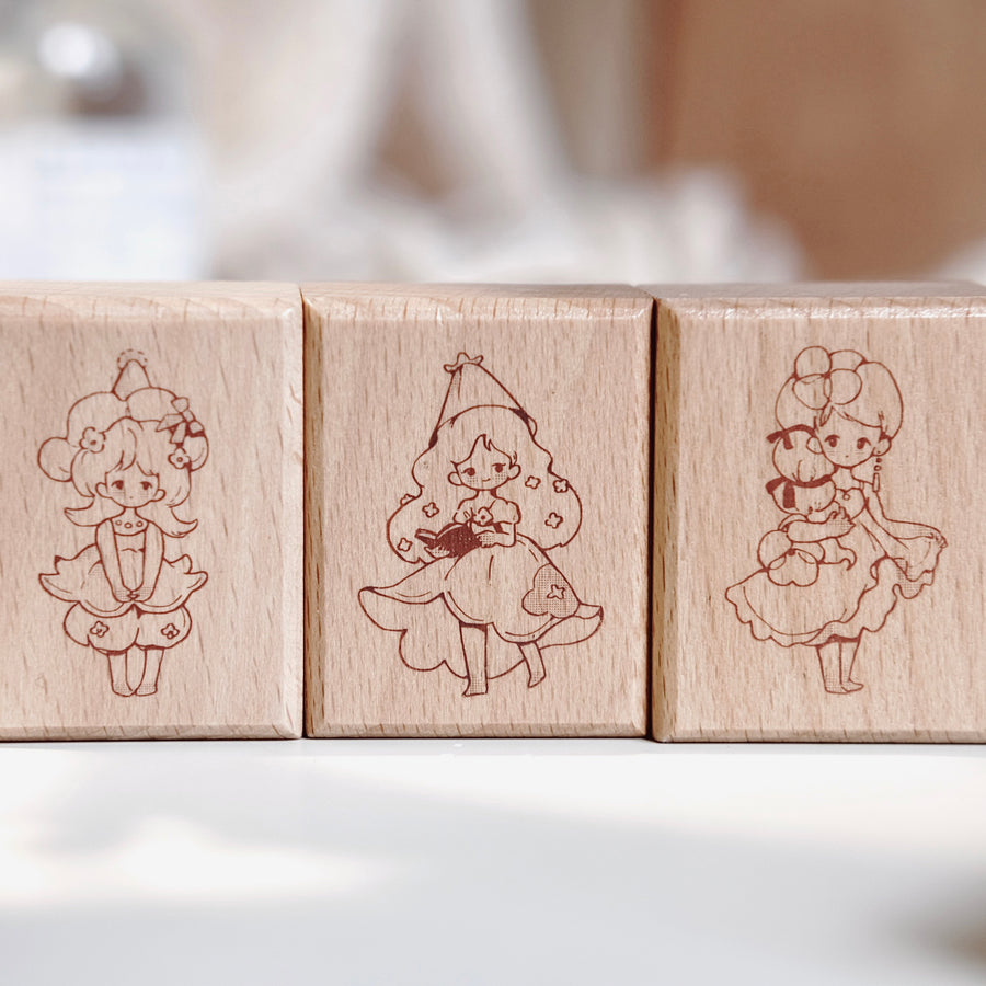 Freckles Tea Vol.4 rubber stamp set