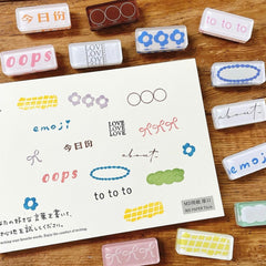 63penhouse x hair.mo ~ murmur acrylic rubber stamps