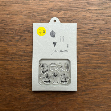 Mizushima x necktie JIZAI Clear Stamp - Let’s Dance!