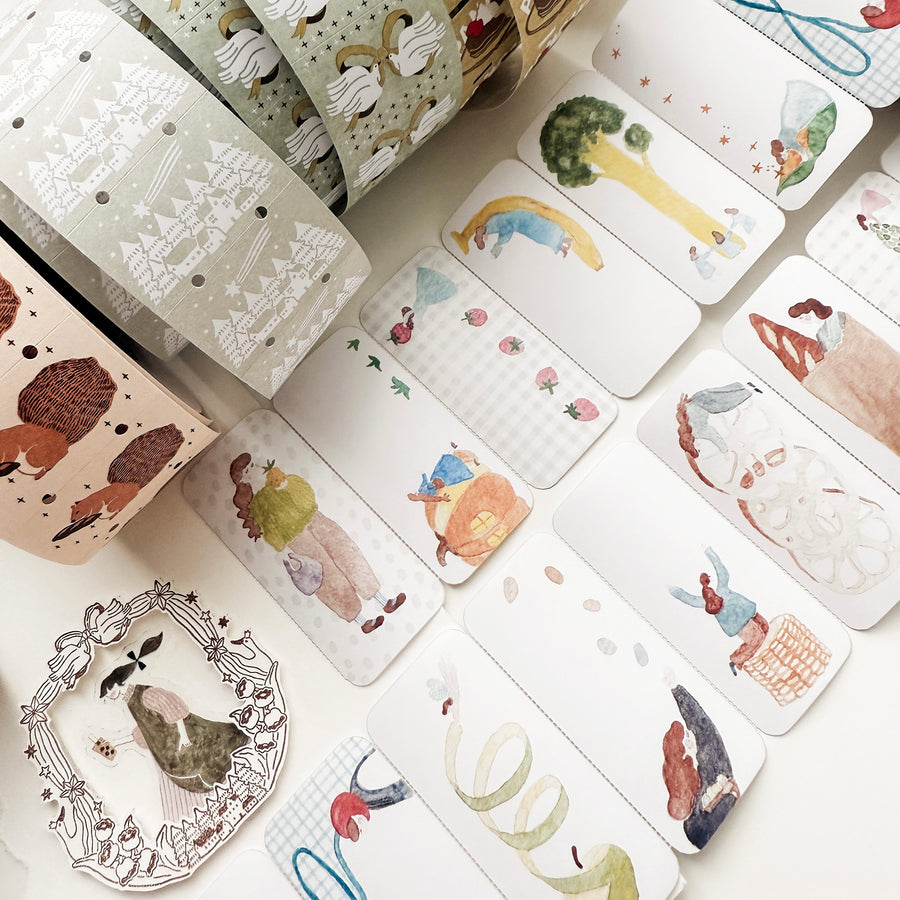 Ivysnow pet tape - Farmer’s market memo sticker roll