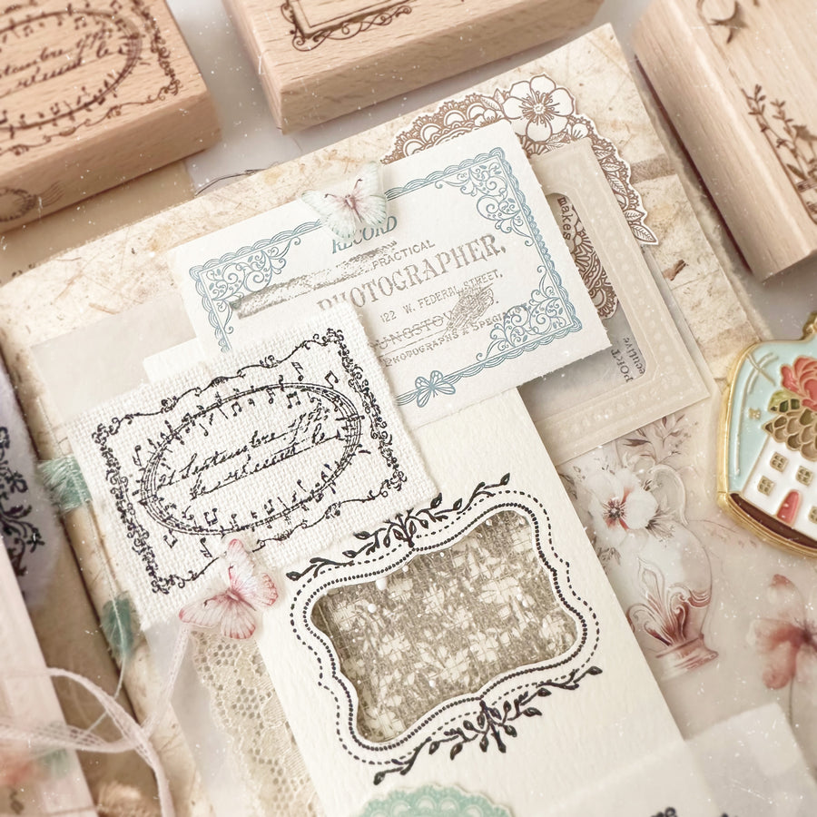 Journal Pages rubber stamp - Rhythm of Life