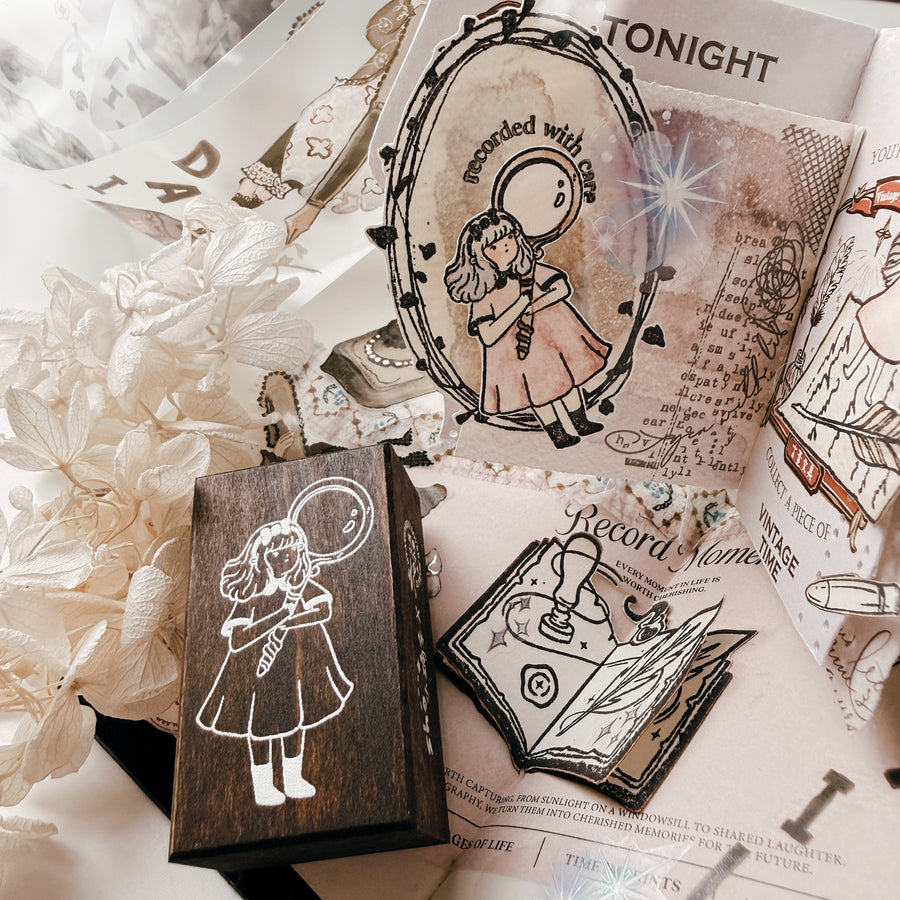 Stationerylovermarket x Shō Littlehappiness Rubber Stamp - The Scriptorium Tales(Limited Edition)