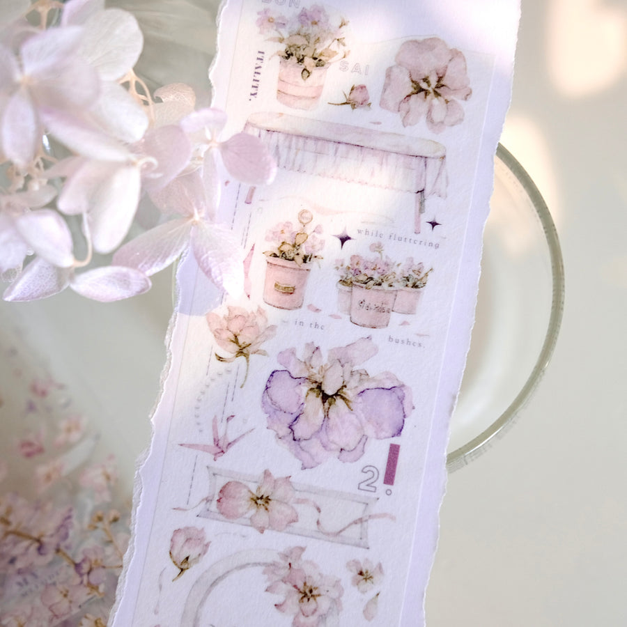 Freckles Tea Vol. 4 floating dream florist washi tape & pet tape