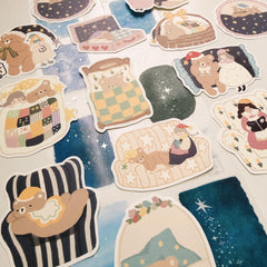 YIER – little bear hugs & good night little bear Die-Cut Memo