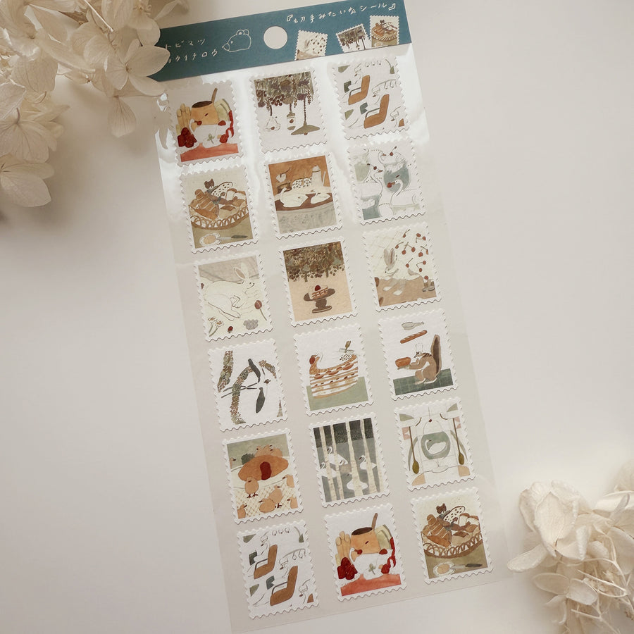 Shoichiro Tobimatsu Postage Stamp sticker