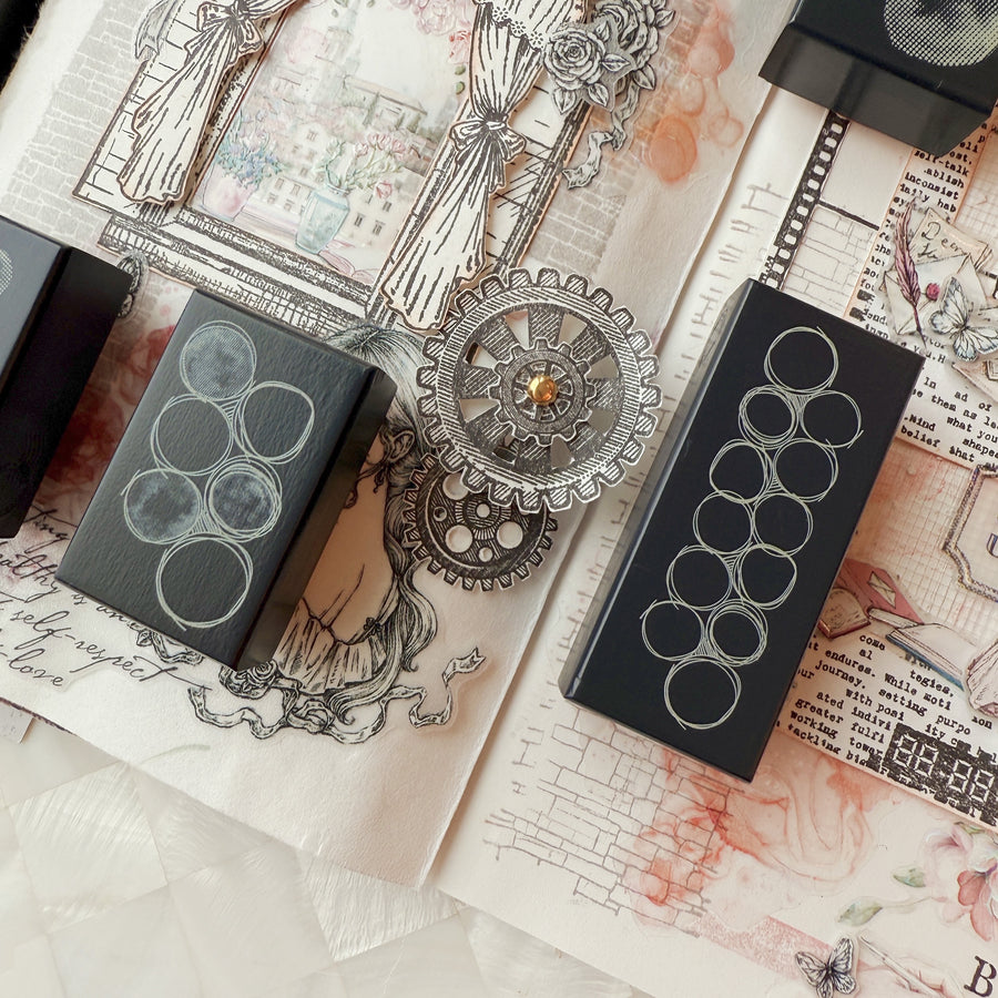 Journal pages rubber stamps - Dreamy bubble