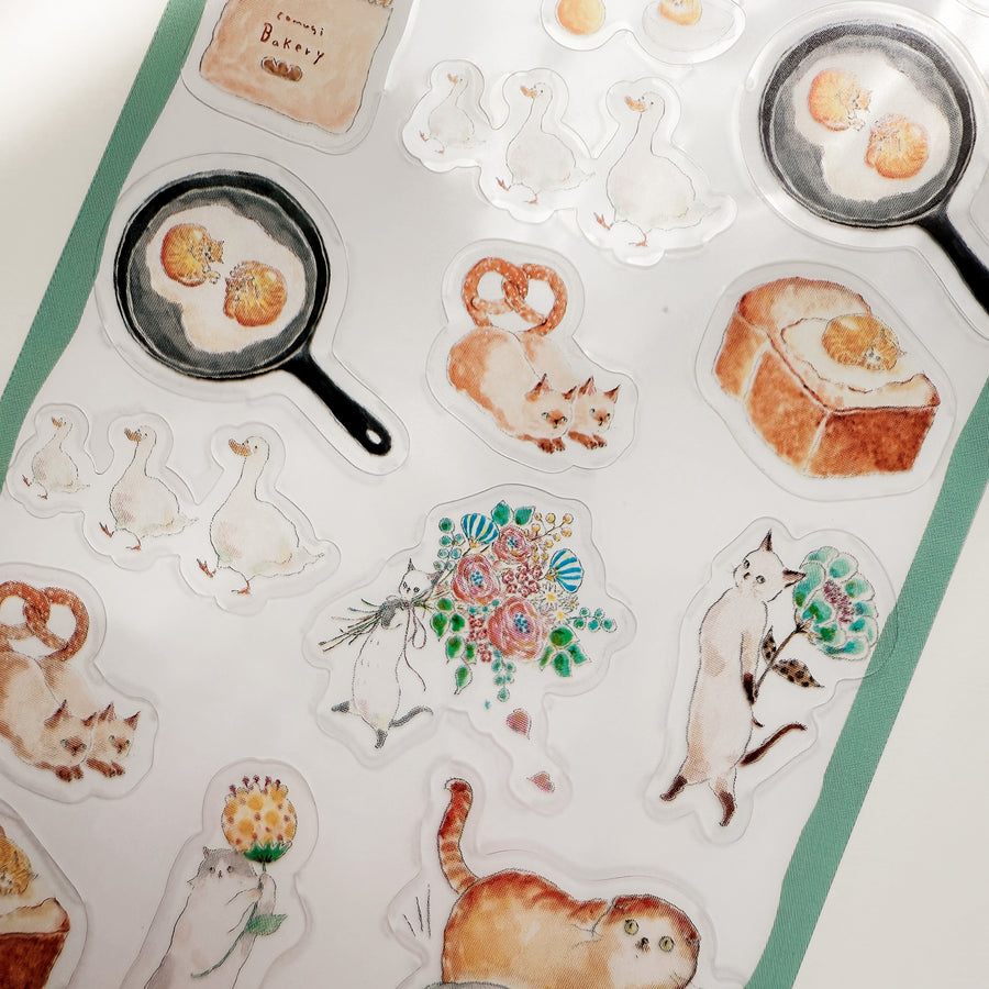 Furukawashiko Tocorocomugi clear sticker sheet - morning