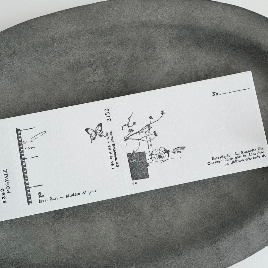 YOHAKUヨハク letterpress Memo Pad - Nostalgy (M-131 & M-134)