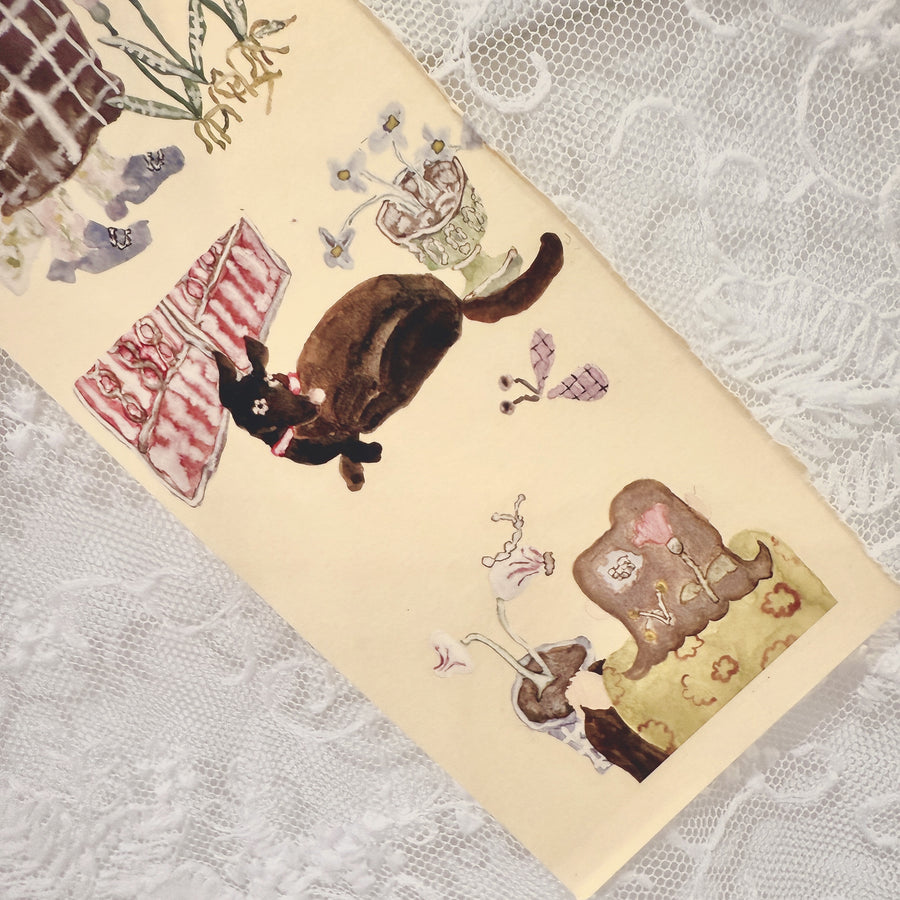 Misshoegg The Garden in the Corner print on stickers (2/sheet)