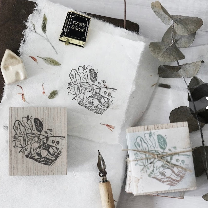 Black Milk Project “me time” Rubber Stamp - Picnic