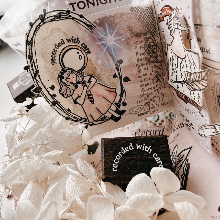 Stationerylovermarket x Shō Littlehappiness Rubber Stamp - The Scriptorium Tales(Limited Edition)