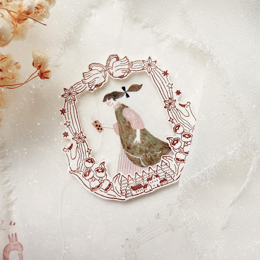 Ivysnow rubber stamp - Swan Theater