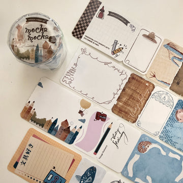 Fa Fa Mocha Mocha Memo Sticker Roll