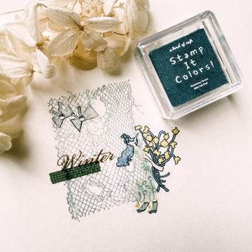 A kind of café 什物 stamp it colors ink pad - rainy grey