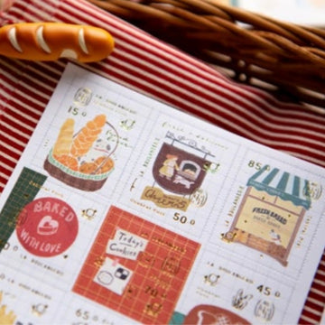 (Pre - order)OURS bakery cheers stamp sticker