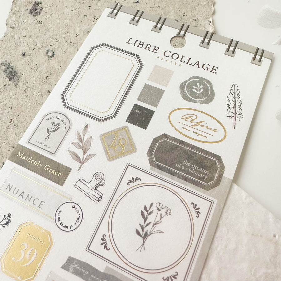 Mind Wave Libre collage stickers