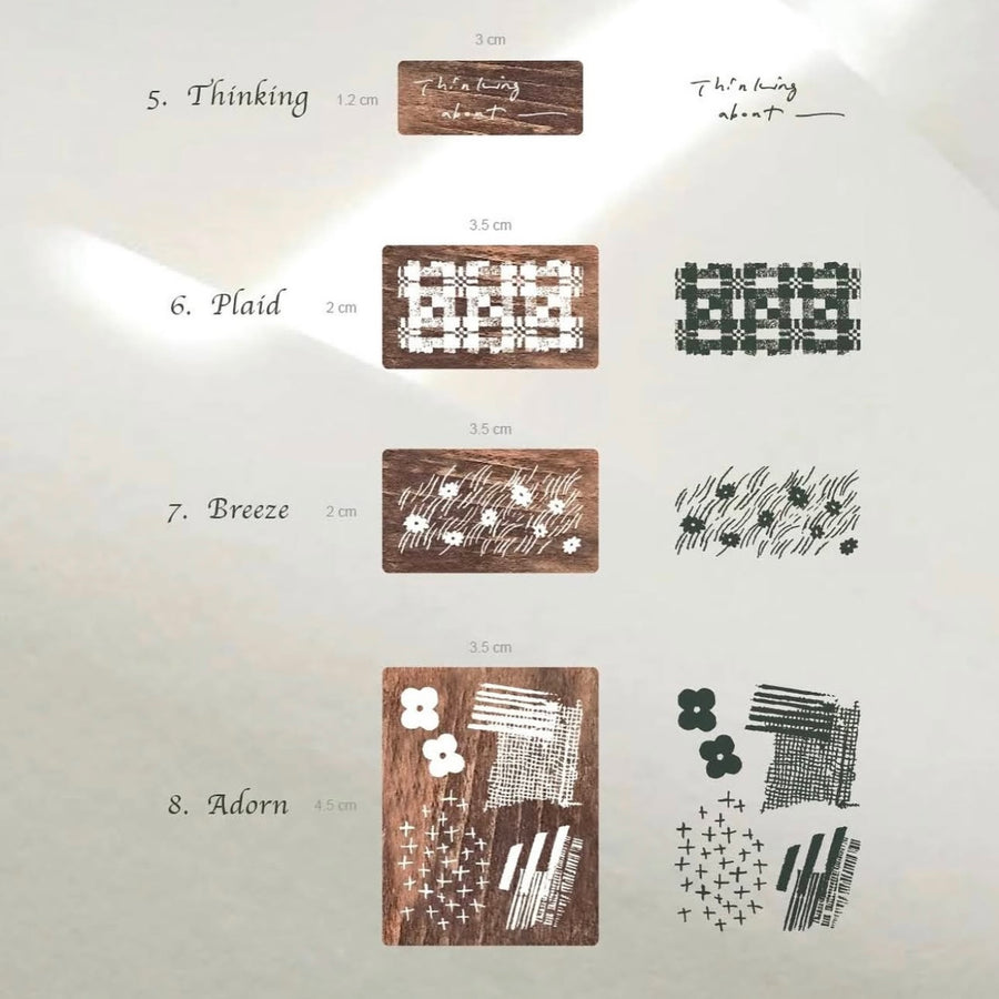 Pion - Deco - Vol.2 rubber stamps